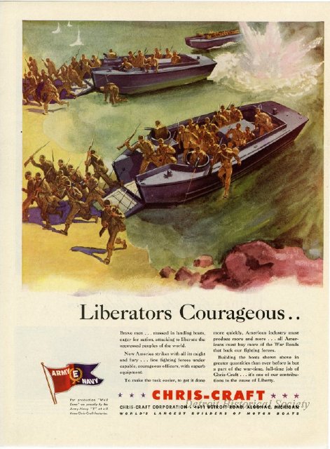 Chris-Craft ad from World War II, 1940s - 2013.049.253