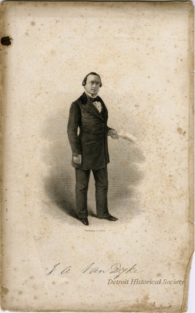 Lithograph of James Van Dyke, 1850s - 2014.002.187