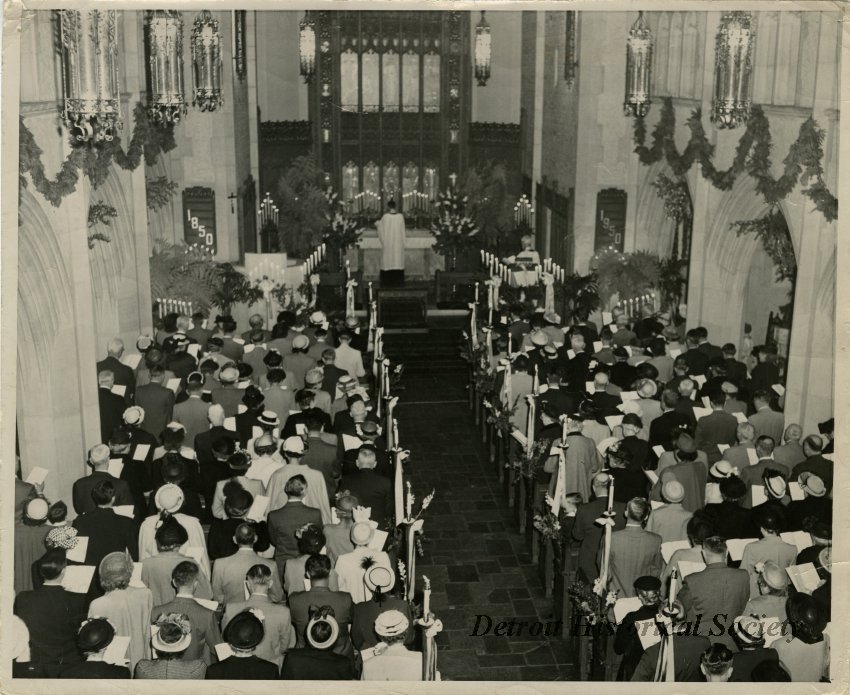 Interior of Trinity Lutheran Church, 1950 – 2014.003.597