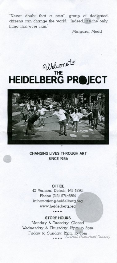Heidelberg Project brochure