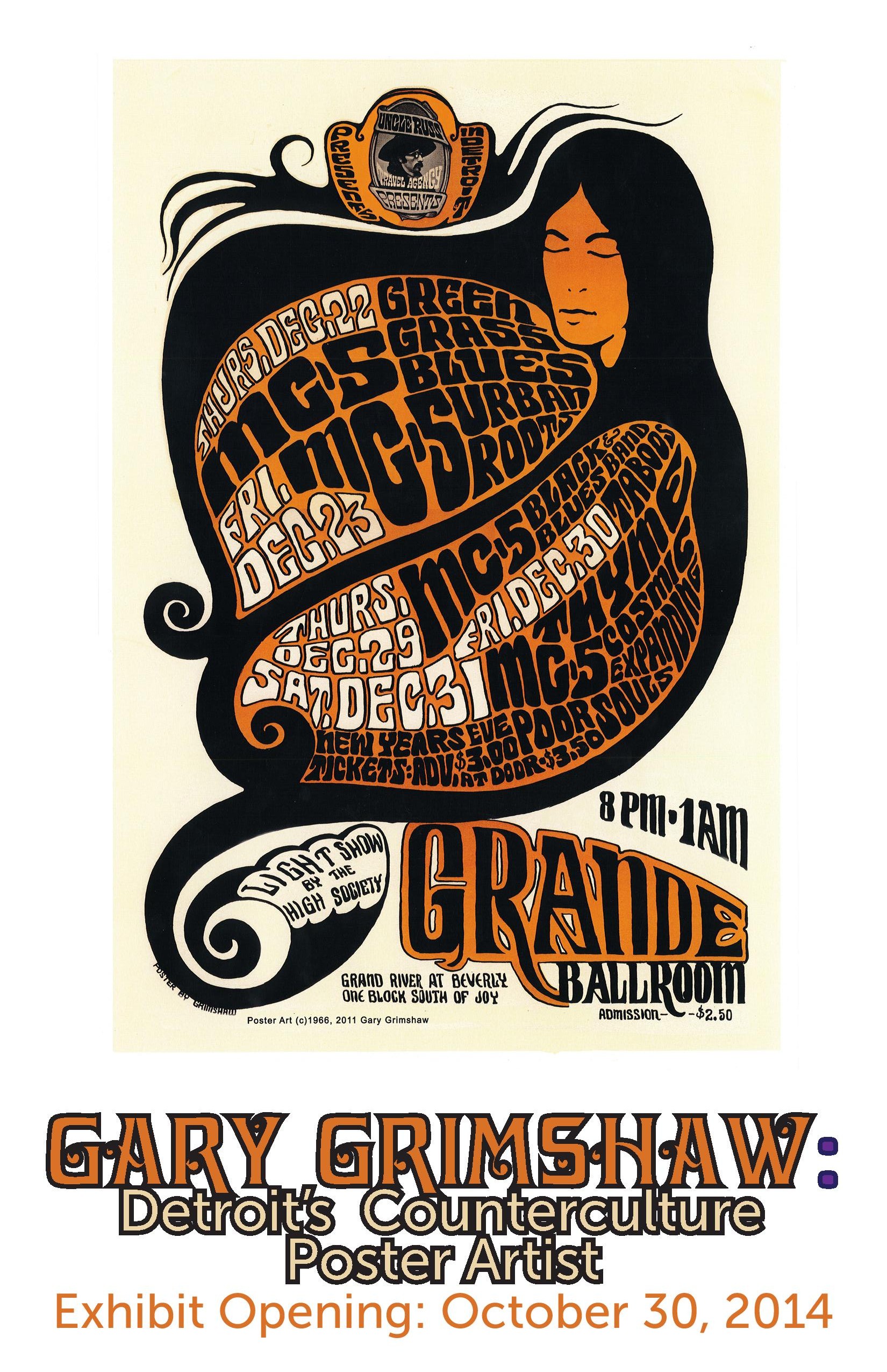 Gary Grimshaw: Detroit's Counterculture Poster Artist Opening Reception